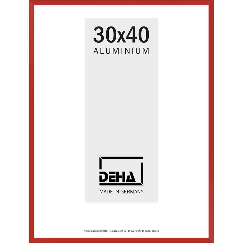 Aluminiumsbilderamme Superba 84,1x118,9 cm (A0) | Karminrød RAL 3002 | Vanlig glasss