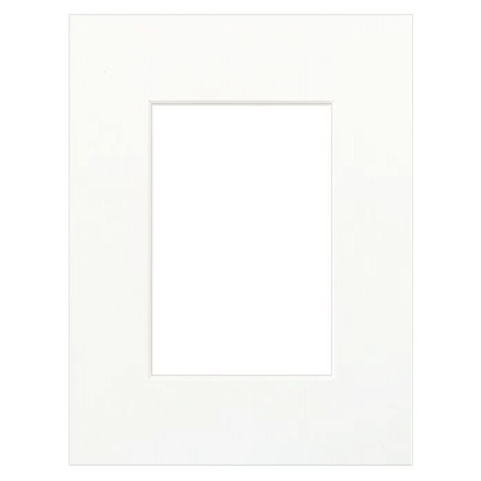 Galleri-passepartout 2,5 mm, utvendig format 30x40 1) 30x40 cm (1x 13x18) | Lys hvit